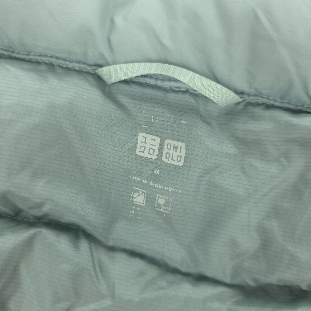UNIQLO Ultra Light Down Puffer Vest DWR Quilted Soft Shell Minimal Gorpcore Sage - Picture 8 of 9